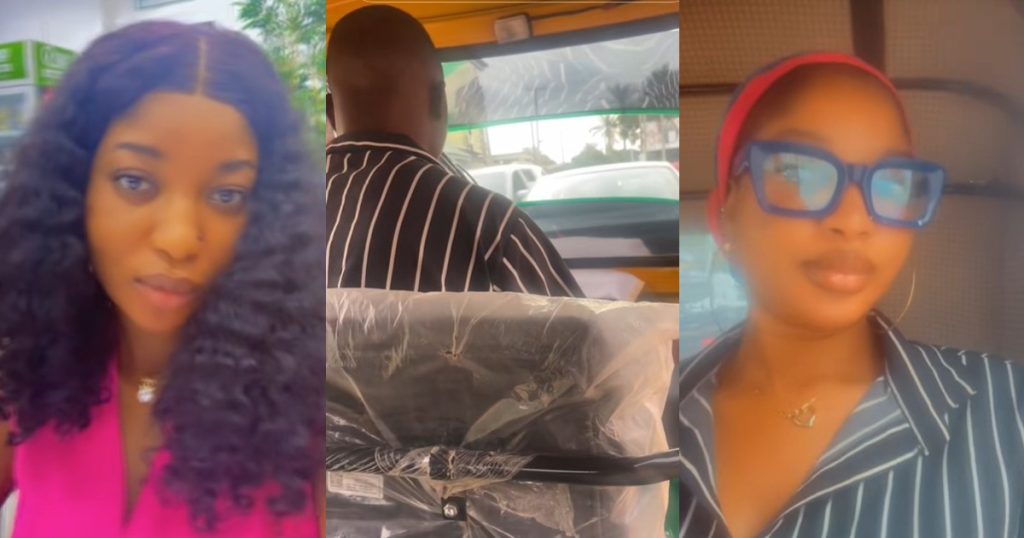 “see-how-person-jam-is-future-husband-unexpectedly”-–-lady-coincidentally-wore-a-matching-outfit-with-a-keke-napep-rider-(video)