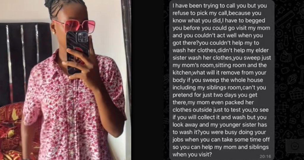 “ladies,-don’t-settle-for-less”-–-lady-advises-her-gender-after-boyfriend’s-sh0cking-response-to-her-refusal-to-perform-housemaid-duties-for-his-mum-(video)
