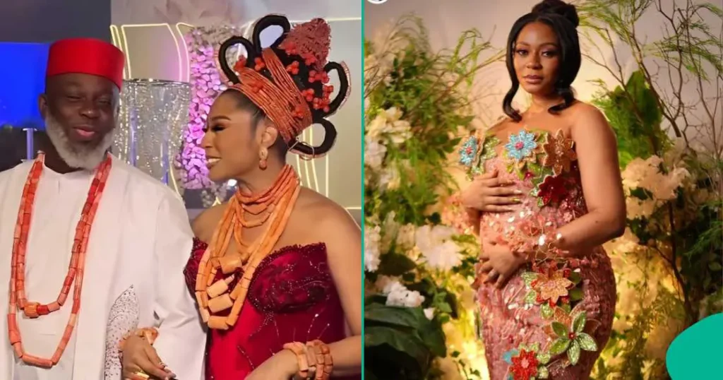 nollywood-stars,-enado-odigie,-tola-odunsi-hold-traditional-wedding-in-benin