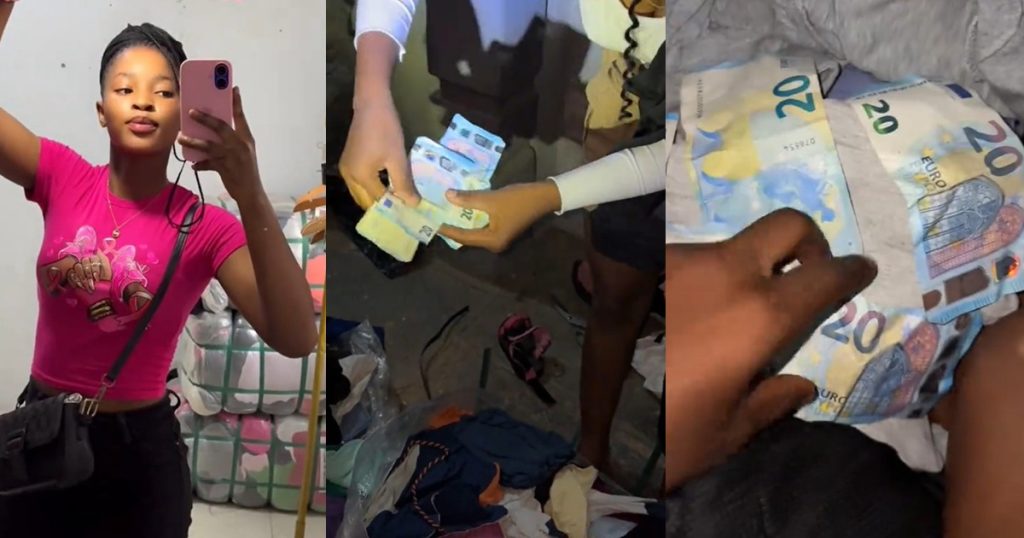 businesswoman-discovers-100-euros-hidden-among-used-clothes-in-an-okirika-bale-(watch)