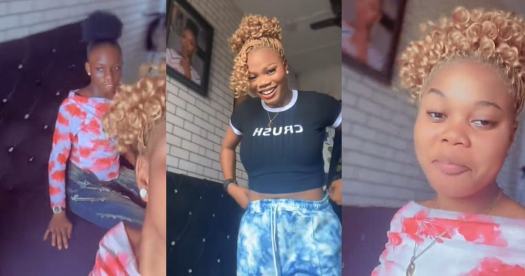 “she-said-i-should-go-and-buy-another-cloth-in-the-market”-–-lady-coincidentally-wears-a-matching-outfit-with-her-boss-at-work-(watch)