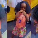 “i’m-nigerian,-your-dad-is-nigerian”-–-mum-stunned-as-her-2-year-old-daughter’s-hair-remains-natural-with-curls-after-relaxing-for-the-first-time-(video)