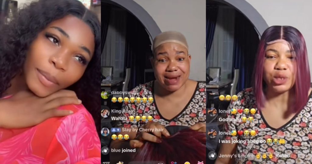 “you-are-lonely”-–-lady-prov0kes-hair-vendor-on-tiktok-live,-gets-r0asted-for-being-single-due-to-her-‘loner’-username-(watch)