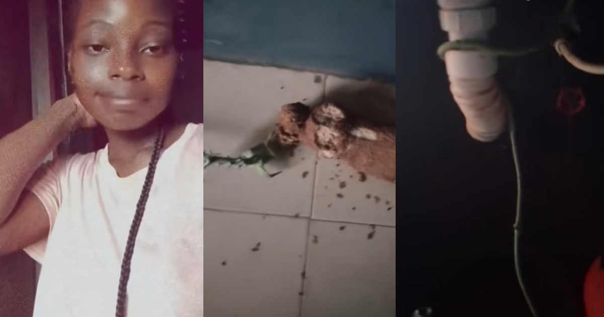 lady-shows-what-happened-to-the-tuber-of-yam-she-left-in-her-kitchen-after-she-travelled-for-two-weeks-(watch)