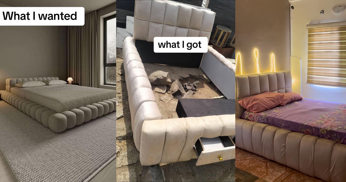 “i-almost-faintɘd”-–-lady-says-as-she-shares-the-striking-difference-between-the-bedstand-she-ordered-and-what-she-got-(watch)