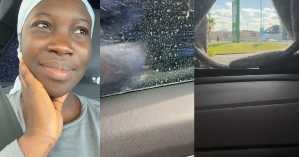 ”-hope-it-won’t-damage-the-vehicle”-–-abroad-based-nigerian-woman-acts-‘local’-after-entering-an-automatic-car-wash-for-the-first-time.