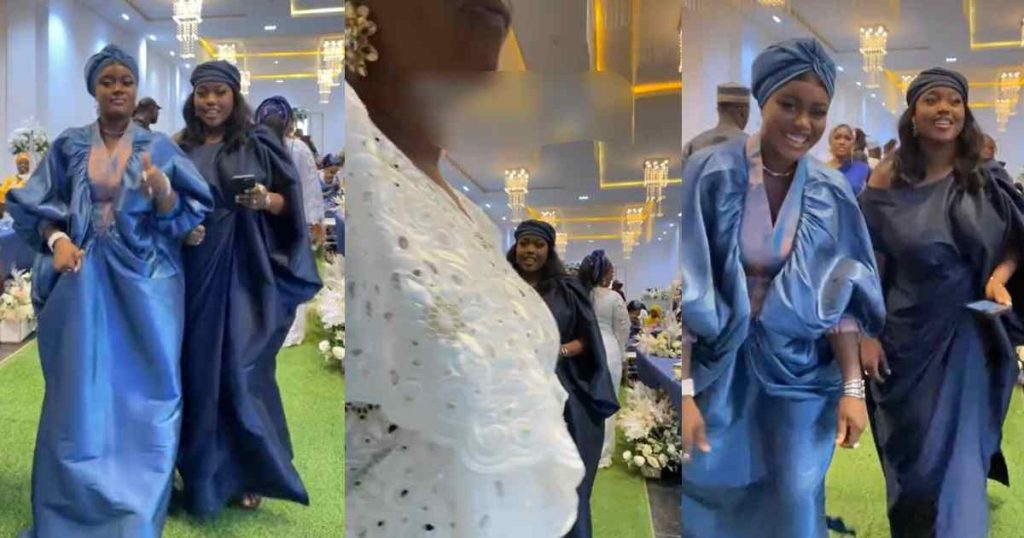 a-lady-and-her-sister-were-left-speechless-after-a-party-guest-intentionally-interrupted-their-cute-video-at-an-event-(watch)