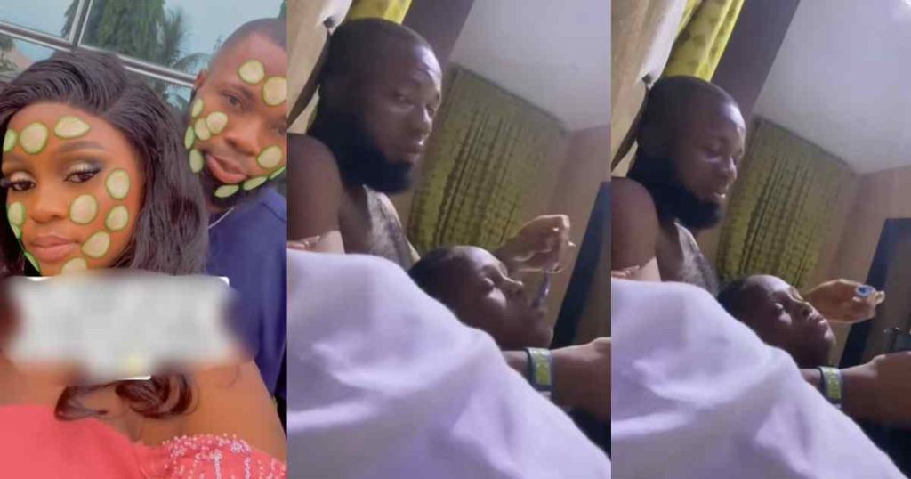 woman-thought-she-ate-in-her-dream,-woke-up-to-realize-her-partner-fed-her-because-she-was-too-tired-to-eat-(watch)