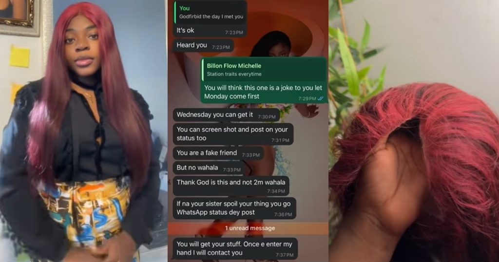 “she-bl0cked-me”-–-lady-shares-how-she-borrowed-her-friend-a-wig-versus-how-it-was-returned-(watch)