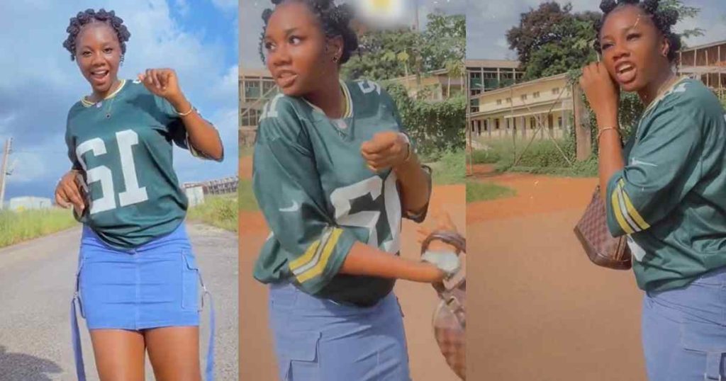 lady-shares-how-a-bike-man-refused-to-stop-after-hitt!ng-her-while-recording-a-video-on-her-school-pathway-(watch)
