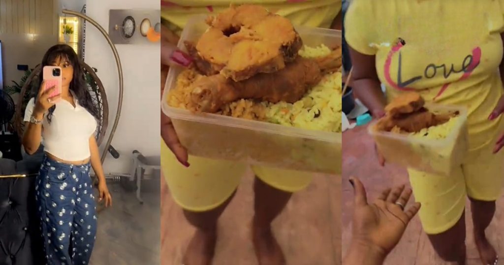 a-lady-shares-the-thoughtful-gesture-of-her-neighbour,-who-brings-her-three-litres-of-rice-with-every-order-from-a-client-(video)