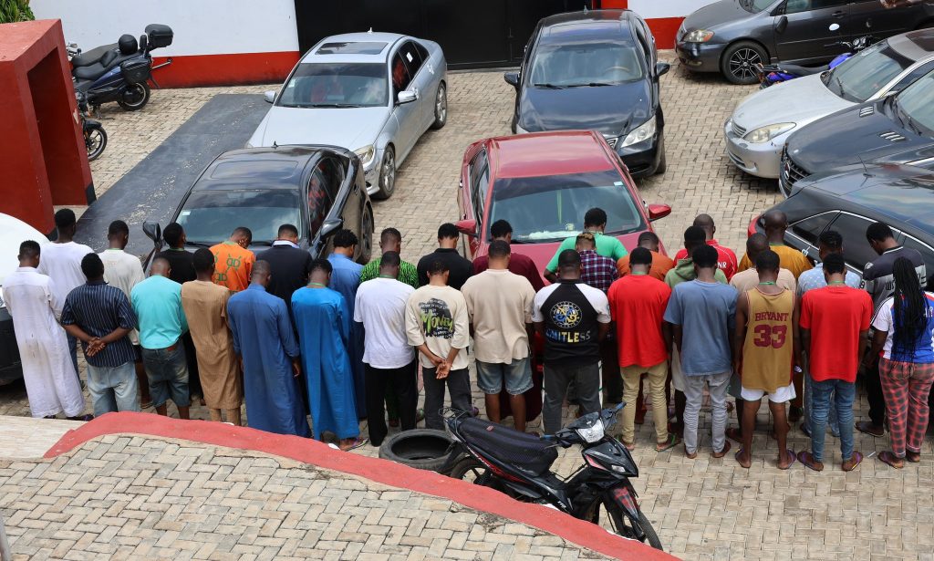 efcc-arrests-34-suspected-internet-fraudsters-in-ekiti