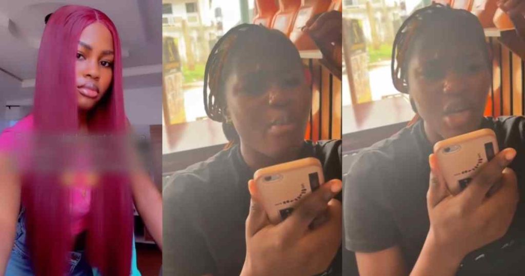 lady-fumɘs-as-her-dad-tries-to-share-her-phone-number-with-a-stranger-to-pray-for-her-because-she-was-unmarried-at-27-(watch)