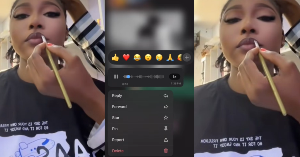 “i-would-like-to-provide-you-with-a-daily-feeding-allowance”-–-lady-stunned-after-a-park-driver-tried-to-woo-her-via-voice-message-after-she-received-her-package-from-him-(watch)