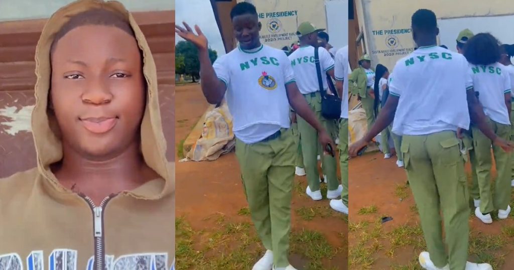 corps-member-shows-off-the-crop-top-nysc-gave-him-instead-of-the-crested-vest-(watch)