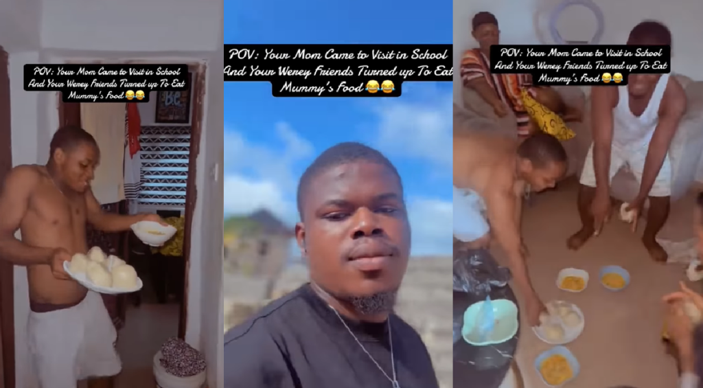 man-shares-how-his-friends-turned-up-with-joy-to-eat-his-mum’s-food-during-her-visit-(video)