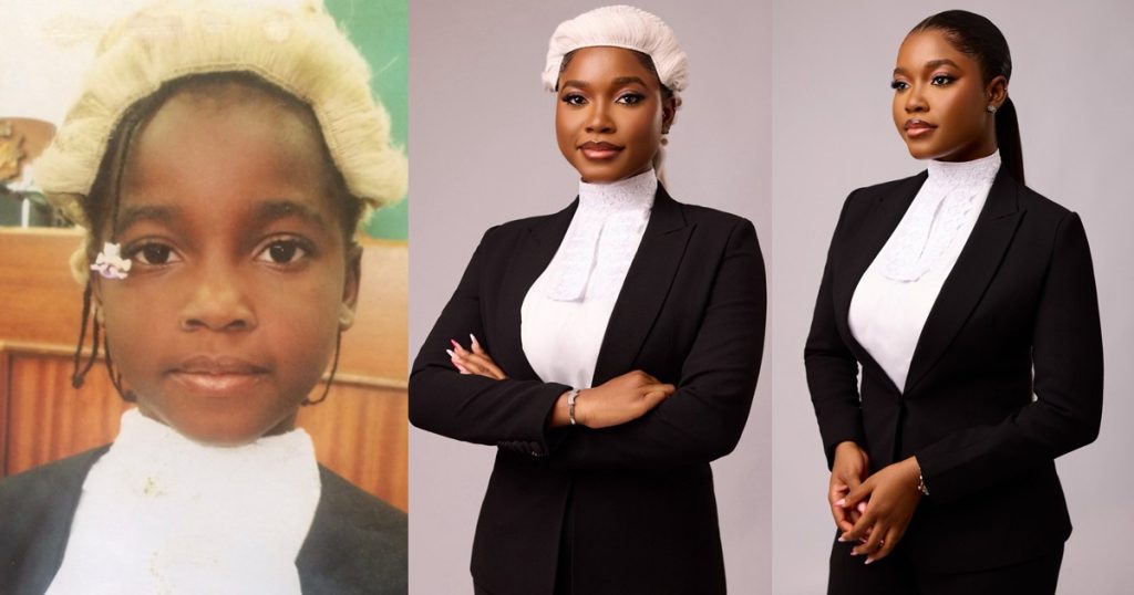 “from-dreams-to-reality”-–-lady-recreates-childhood-photo-as-she-celebrates-her-call-to-the-bar-(images)